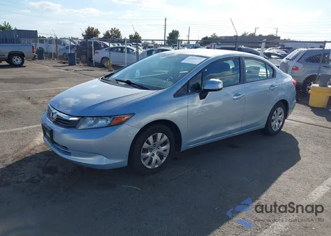 2012 Honda Civic Lx из США, поврежденный, VIN 2HGFB2F58CH538191